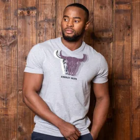 Shutter Skull V-Neck Tee Vervet