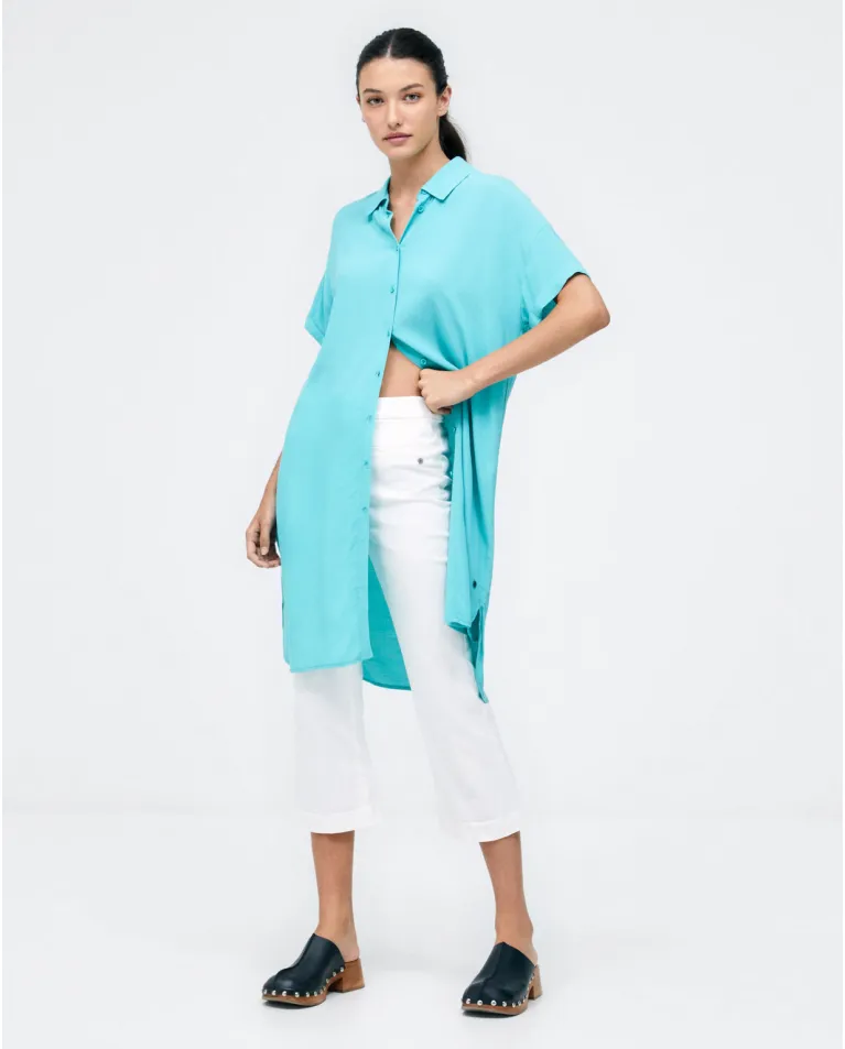 Surkana turquoise tunic 523TASA121