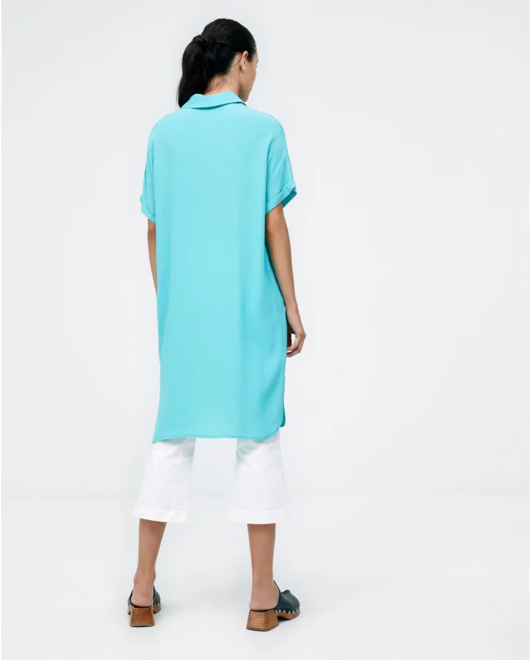 Surkana turquoise tunic 523TASA121