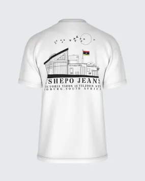 TSHEPO LOVE, LORENTZVILLE T-SHIRT, WHITE