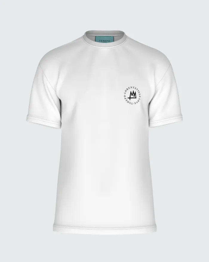 TSHEPO LOVE, LORENTZVILLE T-SHIRT, WHITE