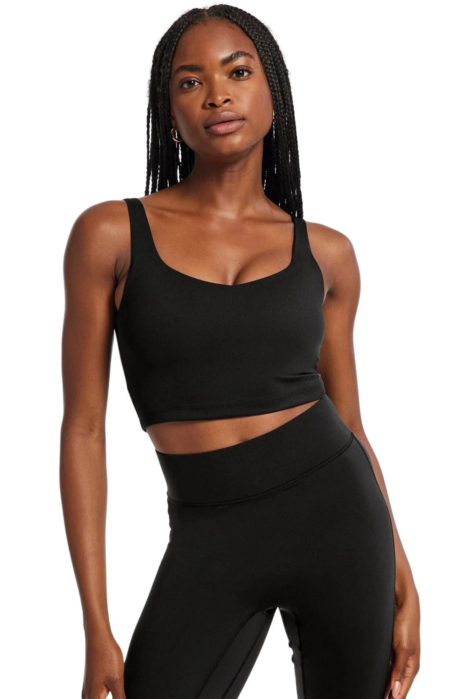 V-Neck Tempo Crop Bra