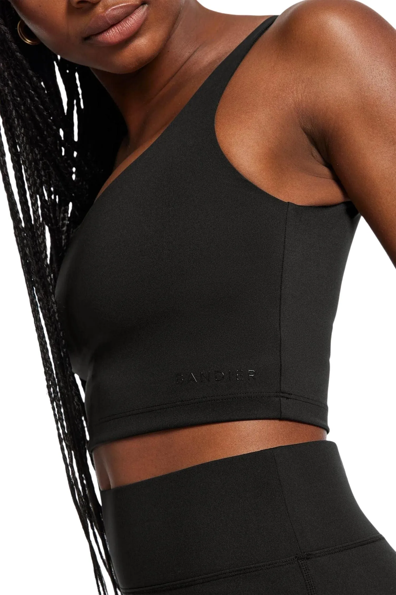 V-Neck Tempo Crop Bra
