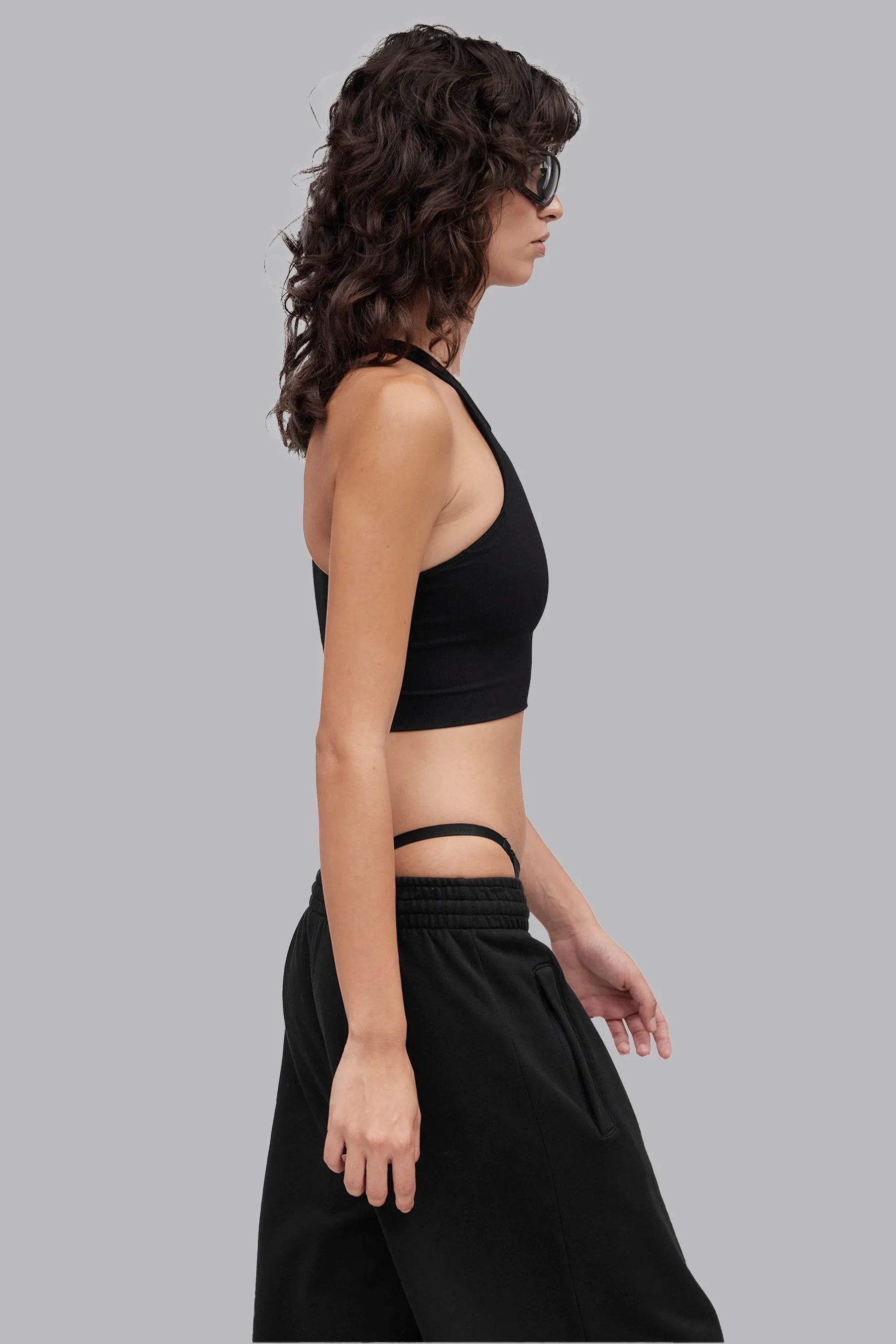 V_RYB SEAMLESS ULTRA LONG SPORTS BRA - Black
