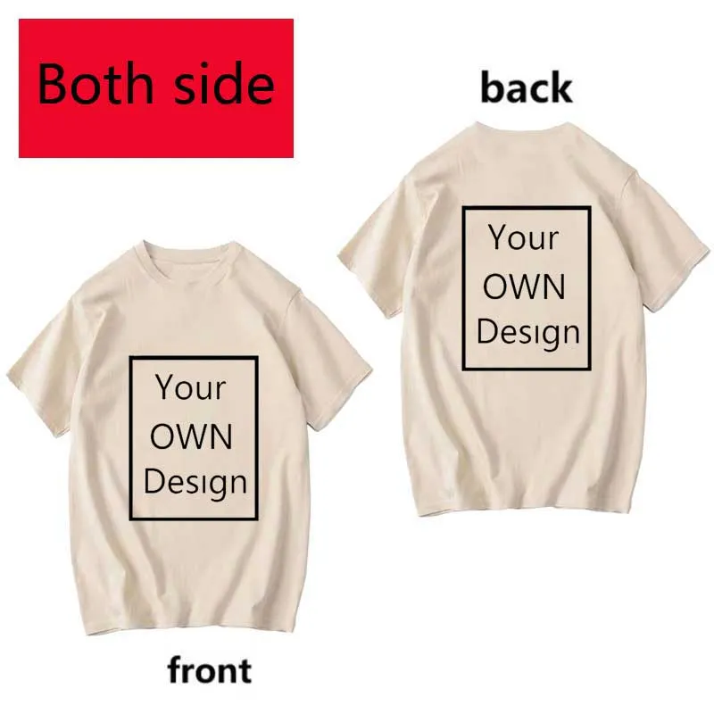 Your Own Design Logo and Picture Custom Tshirt Men and women Cotton T shirt Casual T-shirt