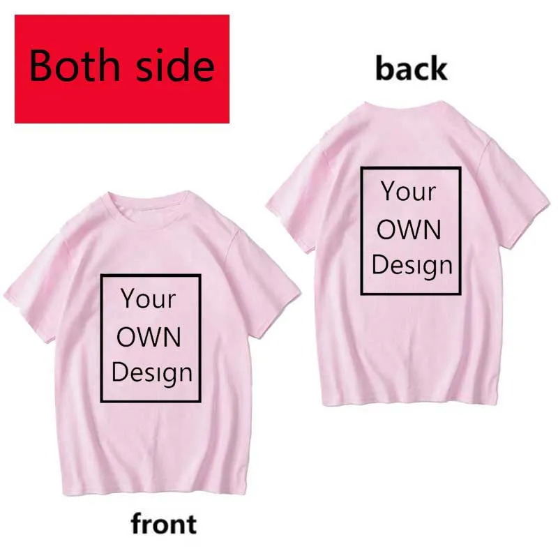 Your Own Design Logo and Picture Custom Tshirt Men and women Cotton T shirt Casual T-shirt