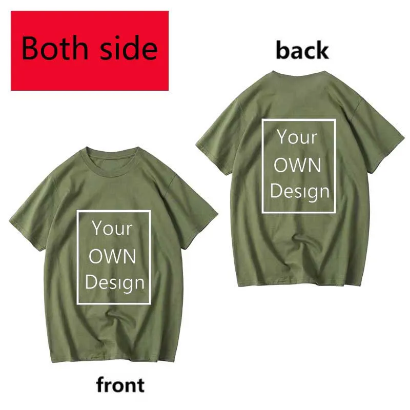 Your Own Design Logo and Picture Custom Tshirt Men and women Cotton T shirt Casual T-shirt
