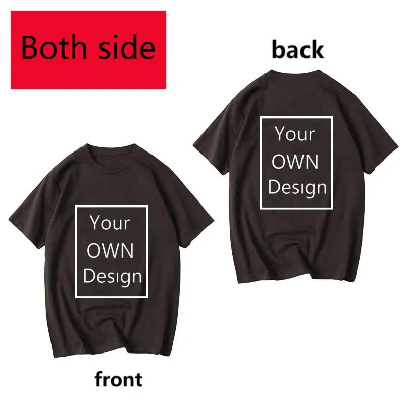 Your Own Design Logo and Picture Custom Tshirt Men and women Cotton T shirt Casual T-shirt
