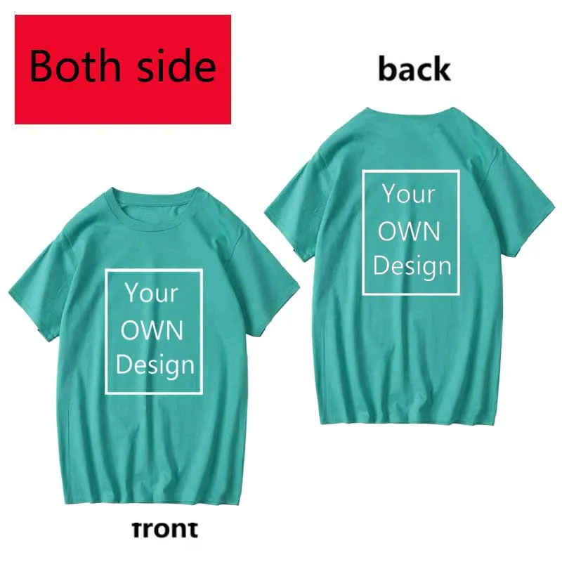 Your Own Design Logo and Picture Custom Tshirt Men and women Cotton T shirt Casual T-shirt